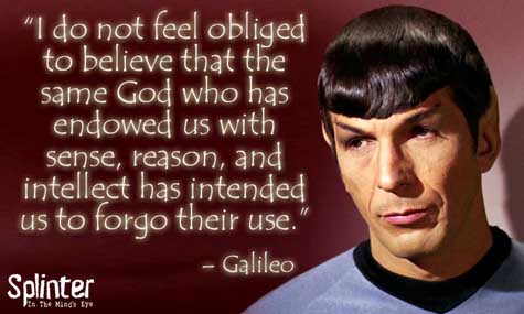 Galileo Quote regarding Belief and Intellect